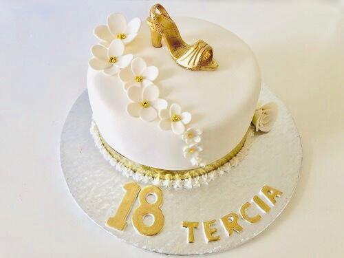 Golden Shoe FONDANT